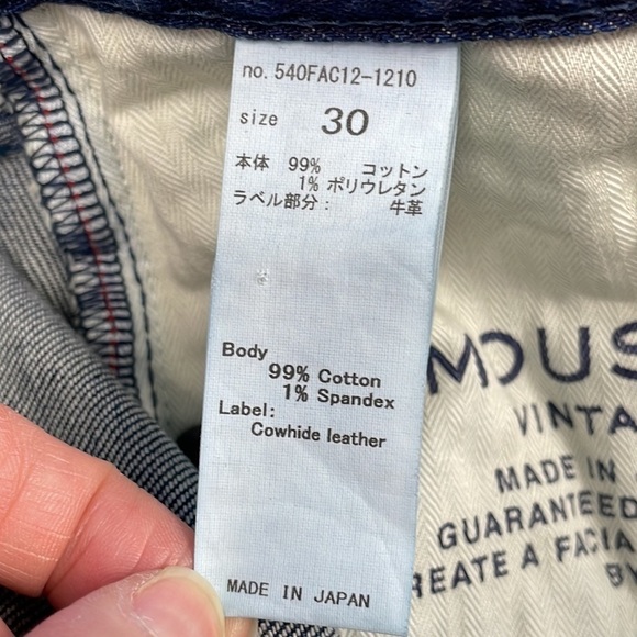 New Moussy Vintage Emma Cropped Flare Jeans High Rise Rigid Denim Sz 30 - Picture 14 of 15